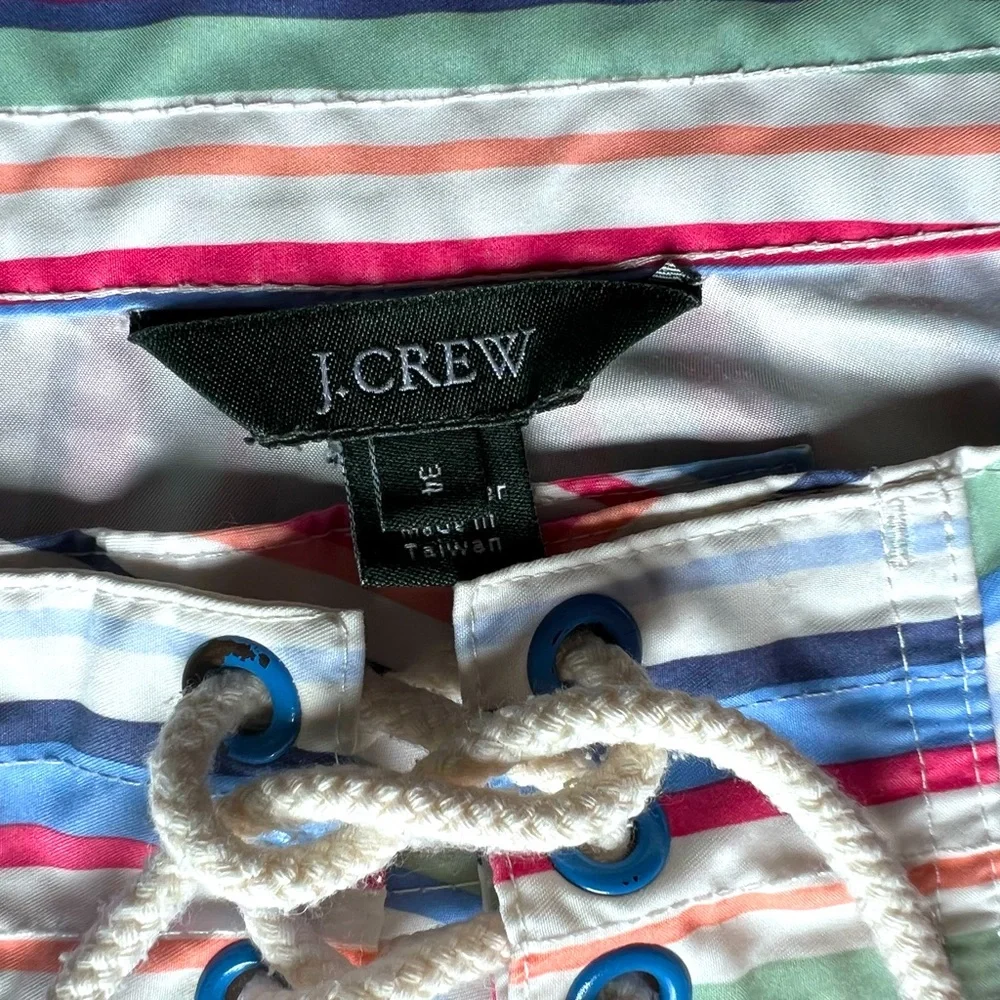 J. Crew Men’s Striped Swim Shorts Trunks